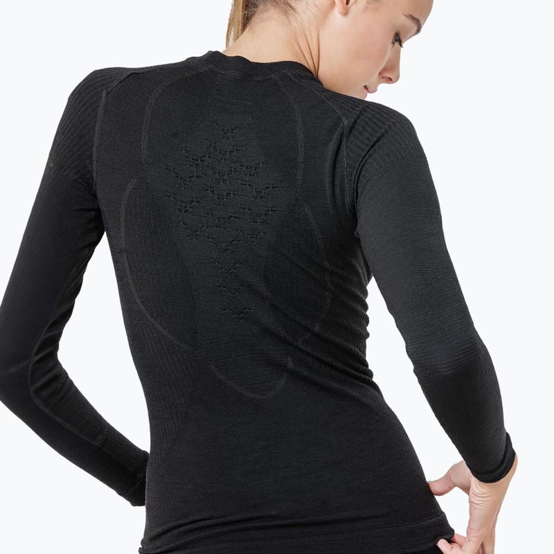 Manica lunga termoattiva da donna X-Bionic Merino nero/nero 2