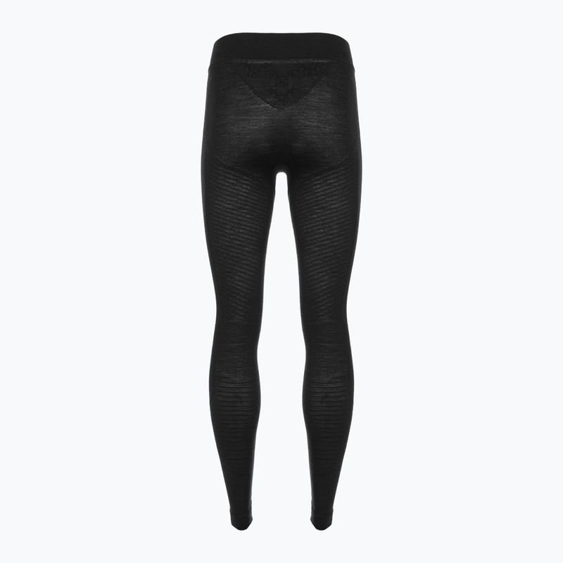 Pantaloni termoattivi da donna X-Bionic Merino nero/nero 2