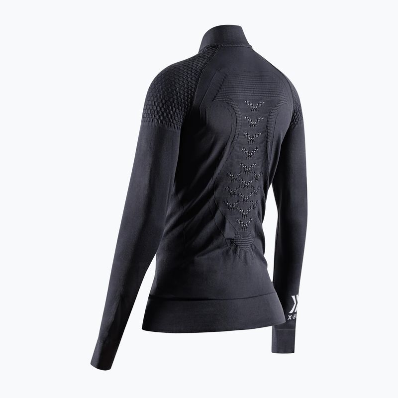 Felpa termica da donna X-Bionic Energizer 4.0 Transmission Layer Full Zip nero opale/bianco artico 3