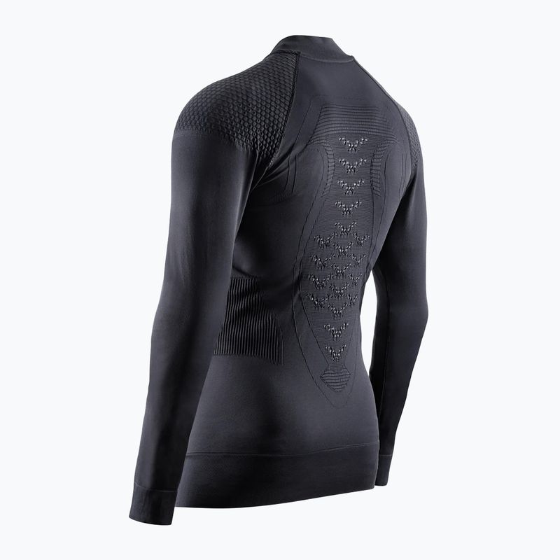 Felpa termica da uomo X-Bionic Energizer 4.0 Transmission Layer Full Zip nero opale/bianco artico 2