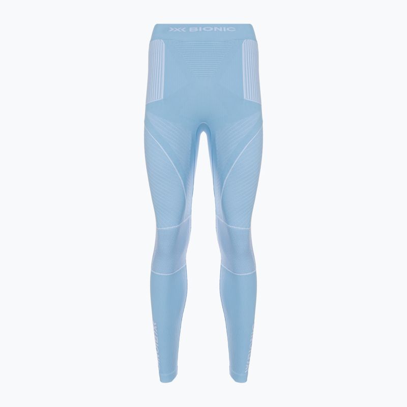 Pantaloni termoattivi da donna X-Bionic Energy Accumulator 4.0 blu ghiaccio/bianco artico 3