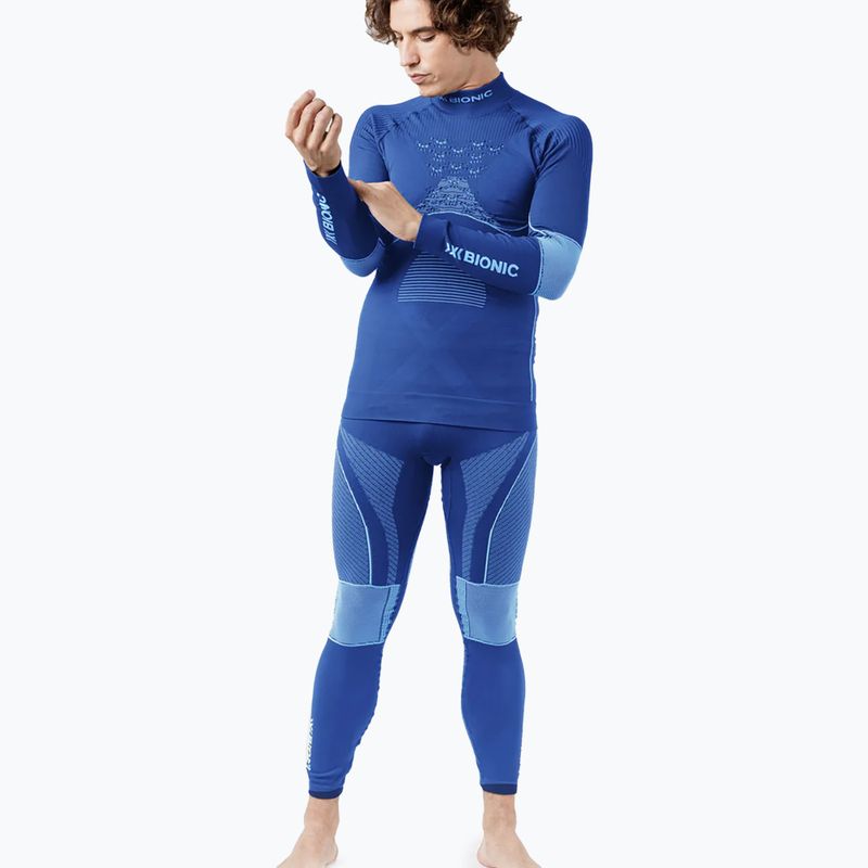 Maglia termica da uomo X-Bionic Energy Accumulator 4.0 Turtle Neck navy/blue 2