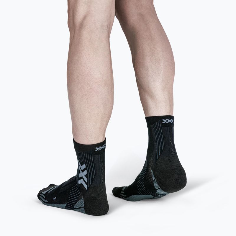 Calzini X-Socks Hike Perform Natural Ankle anthracite/turquoise 4