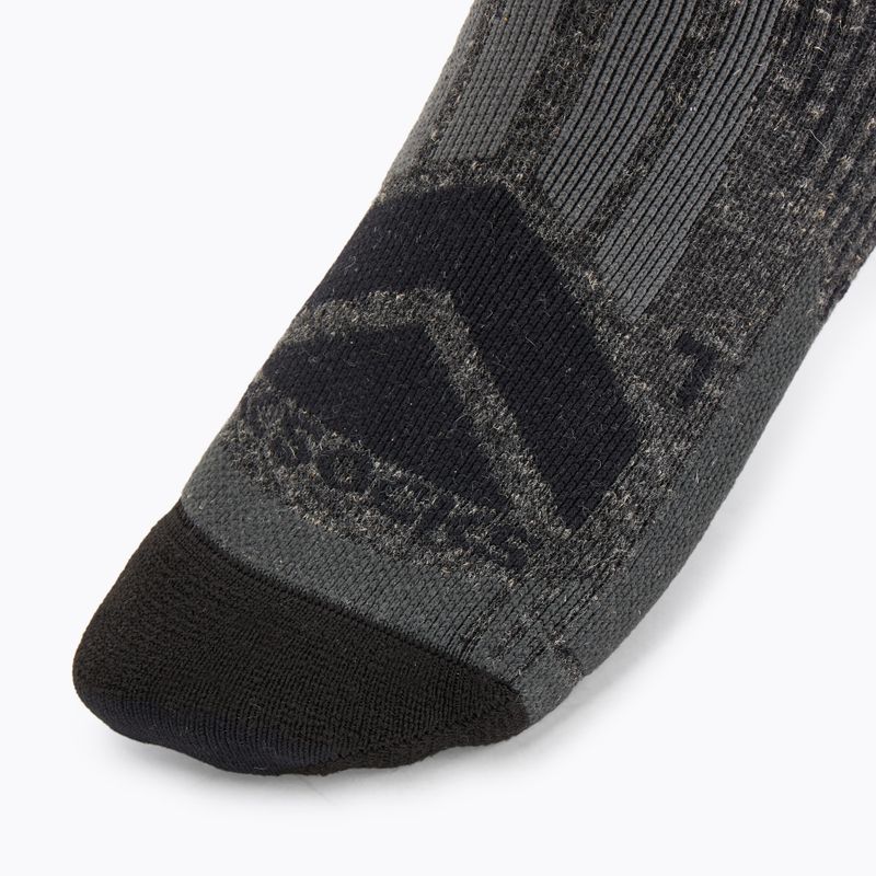 X-Socks Hike Perform Merino Calzini da trekking alla caviglia nero/carbone 3
