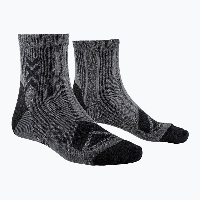 X-Socks Hike Perform Merino Calzini da trekking alla caviglia nero/carbone 4