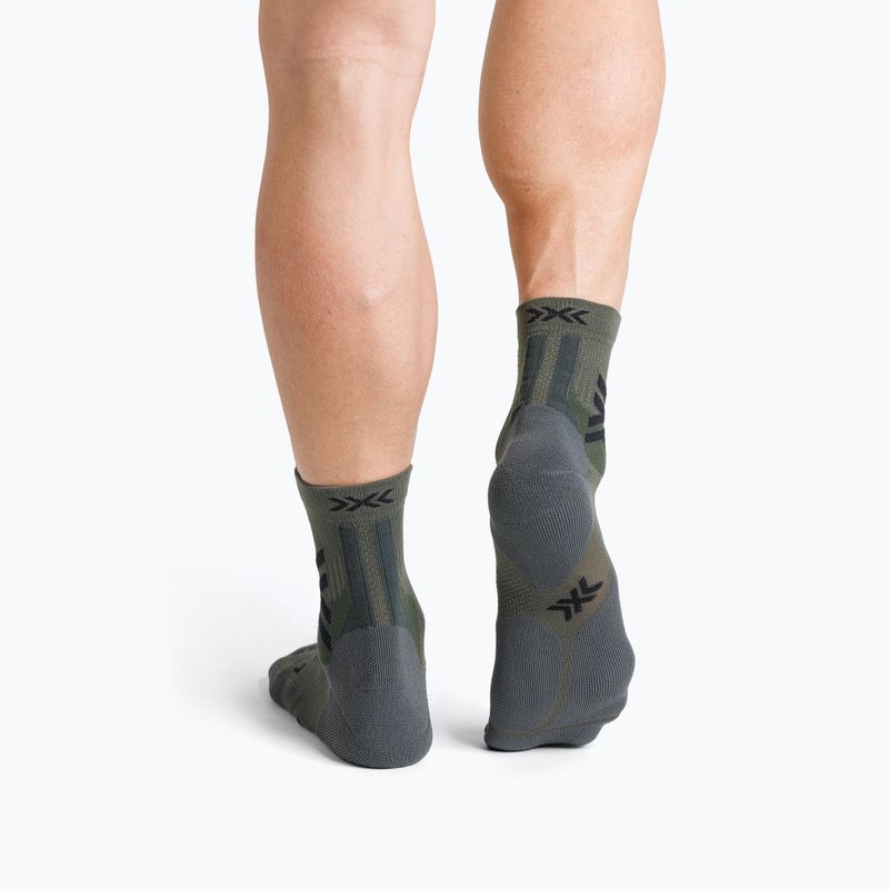 Calze X-Socks Hike Discover Ankle dark sage/black 4