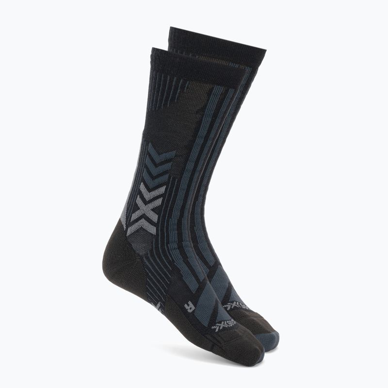 Calze da uomo X-Socks Trekking Perform Merino Crew black/charcoal