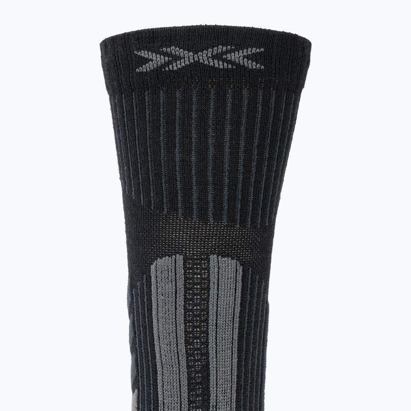 Calze da uomo X-Socks Trekking Perform Merino Crew black/charcoal 4