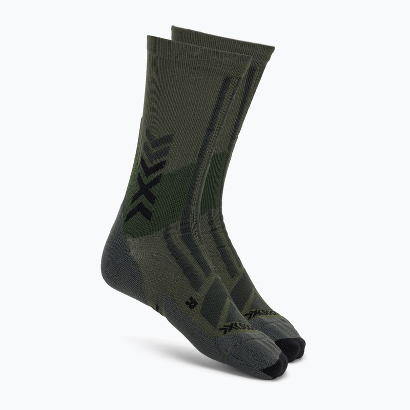 Calzini X-Socks Hike Discover Crew green/black