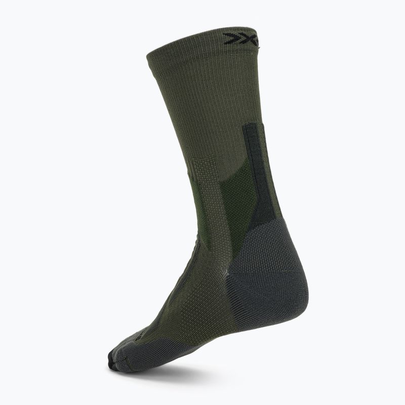 Calzini X-Socks Hike Discover Crew green/black 2