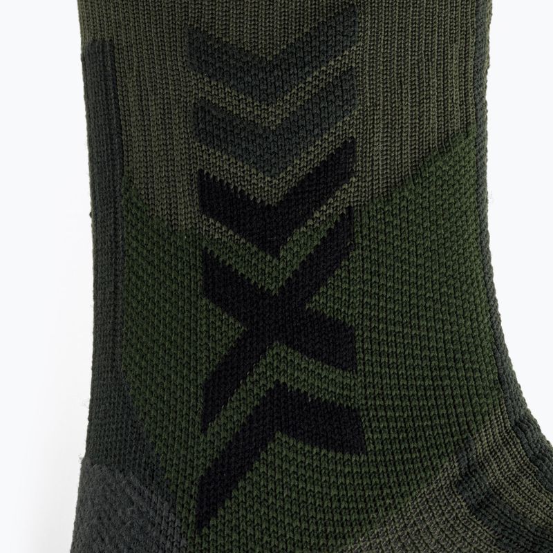 Calzini X-Socks Hike Discover Crew green/black 4