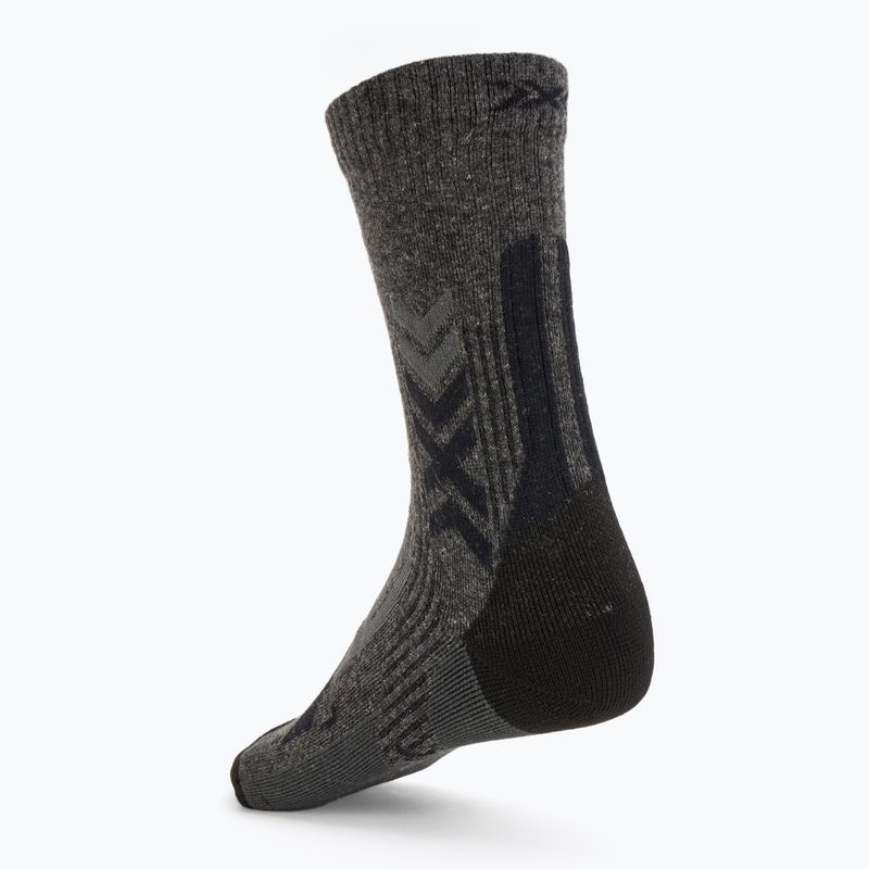 X-Socks Hike Perform Merino Crew calze da trekking nero/carbonio 2