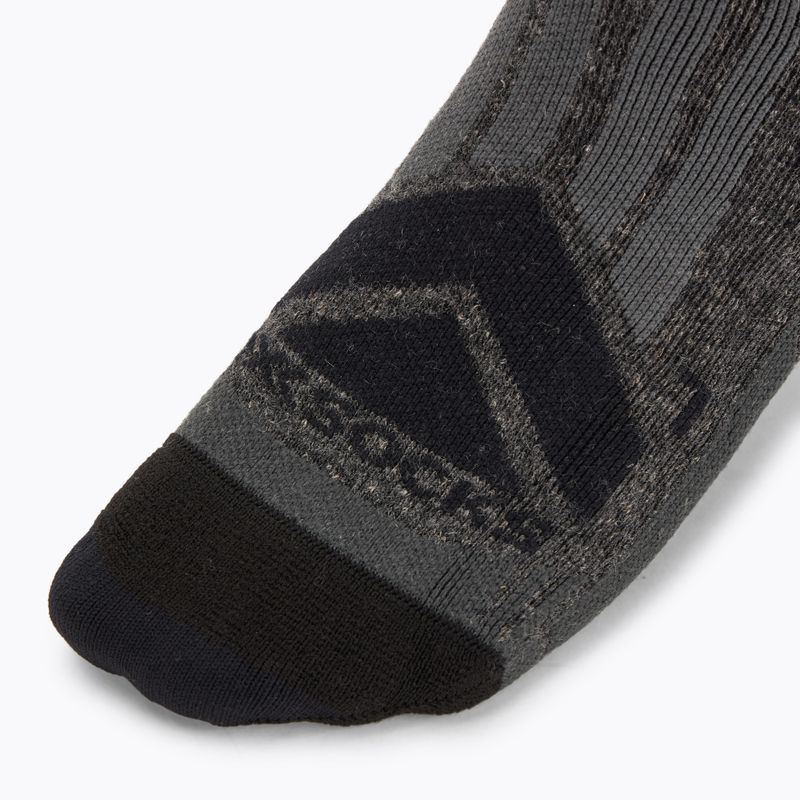 X-Socks Hike Perform Merino Crew calze da trekking nero/carbonio 3