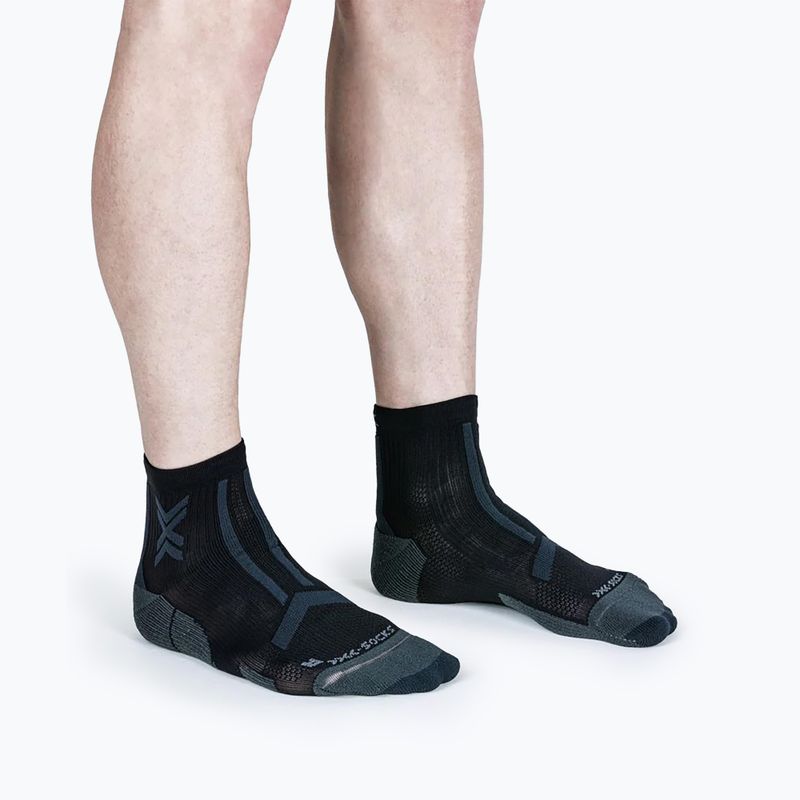 X-Socks Trailrun Discover Calzini alla caviglia nero/carbonio 2