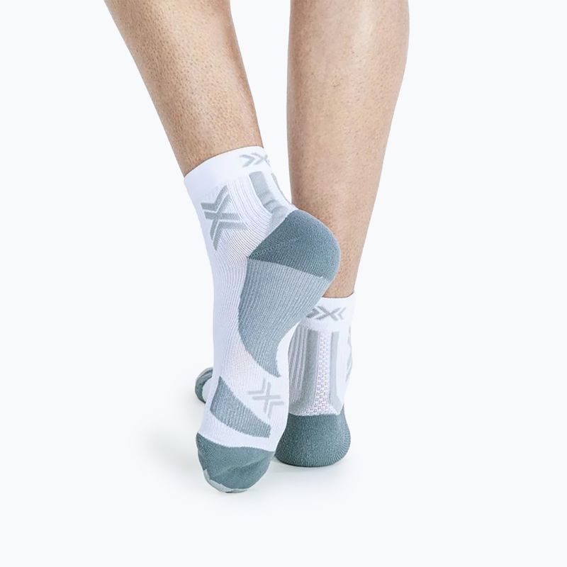 Socks X-Socks Run Discover Ankle bianco artico/grigio perla 4