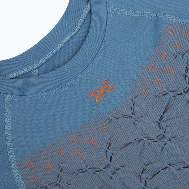 Maglietta da corsa da uomo X-Bionic Twyce Run blue/white 3