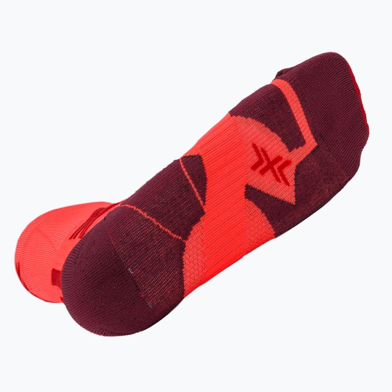 Calze da uomo X-Socks Trailrun Perform Crew fluo red/namib red 5