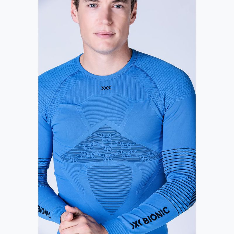 Maglia a maniche lunghe termoattiva da uomo X-Bionic Energizer 4.0 blossom blu/nero 3