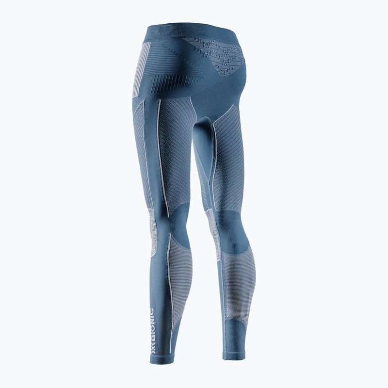 Leggings termici da donna X-Bionic Energy Accumulator 4.0 blu minerale / bianco artico 2