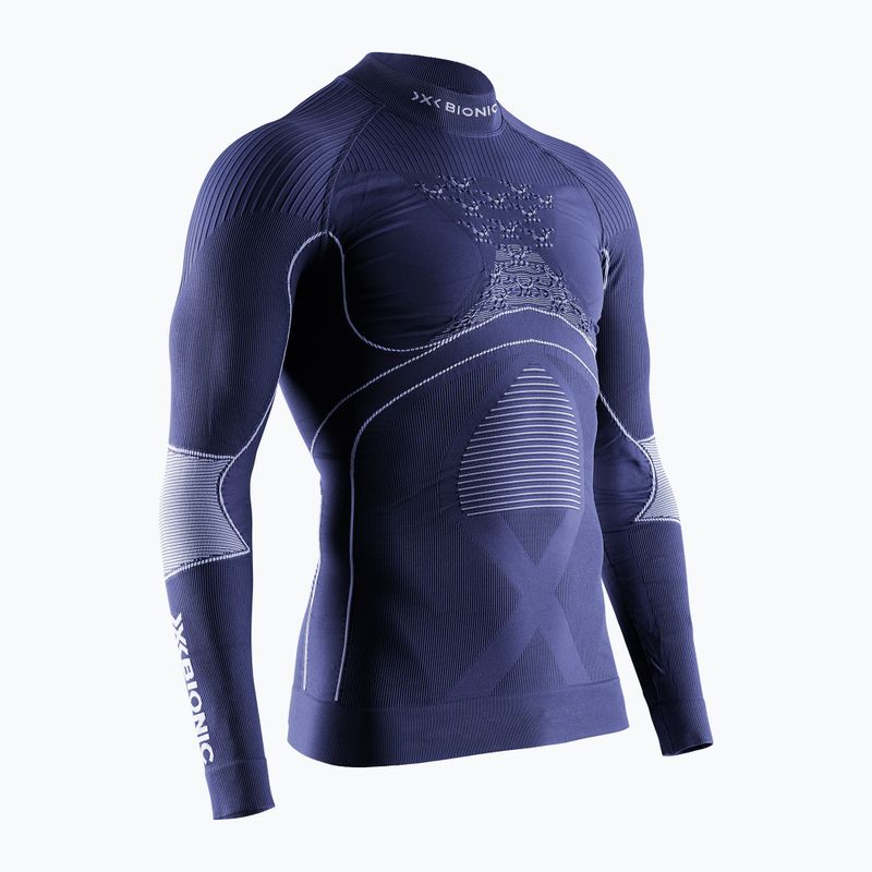 X-Bionic Energy Accumulator 4.0 Turtle Neck Uomo manica lunga termica marina/bianco ottico