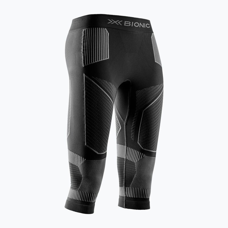Pantaloni termoattivi da donna X-Bionic Energy Accumulator Light Pants 3/4 nero/grigio chiaro