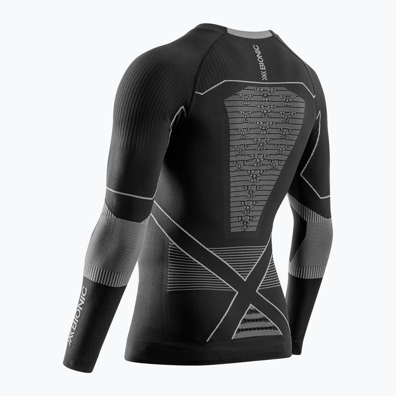 Maglia termica da uomo X-Bionic Energy Accumulator Light Shirt black/light grey 2