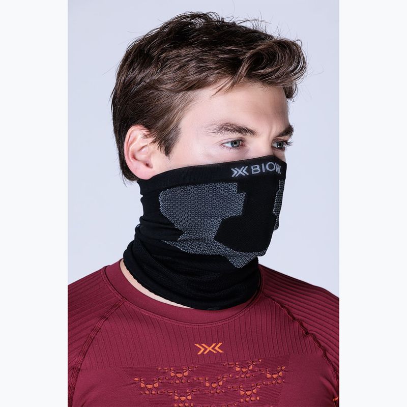 Scaldacollo X-Bionic x snood nero/grigio 3