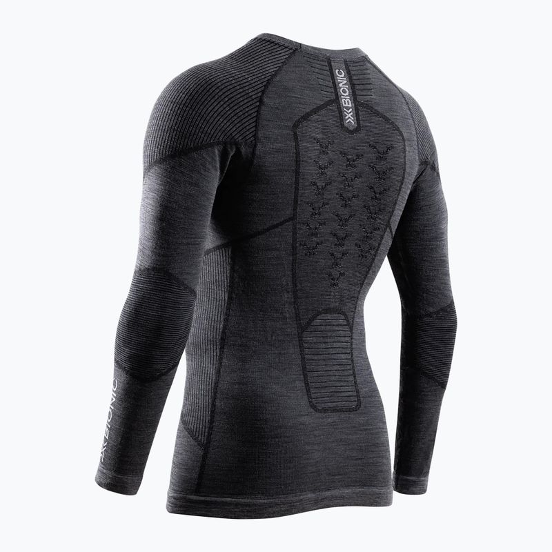 Maglia termica da uomo X-Bionic Symbio Merino Shirt rhino grey 2