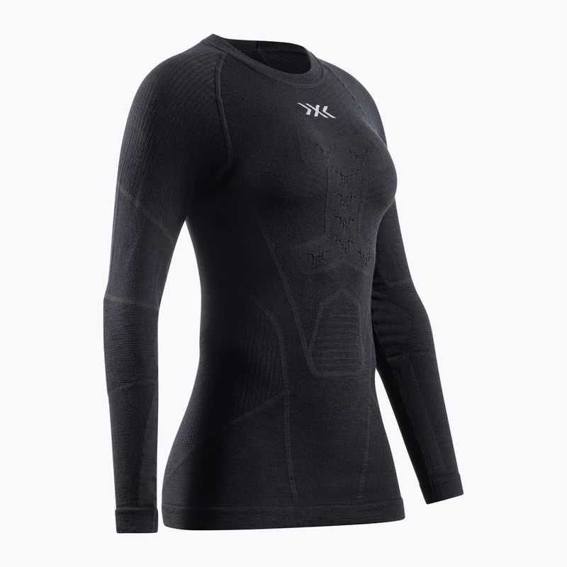 Maglia termica da donna X-Bionic Symbio Merino Shirt opal black