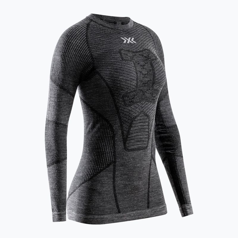 Maglia termica da donna X-Bionic Symbio Merino Shirt rhino grey