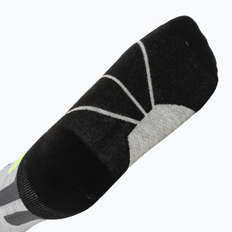 Calze da sci X-Socks Ski Discover Otc rhino grey/canary 4