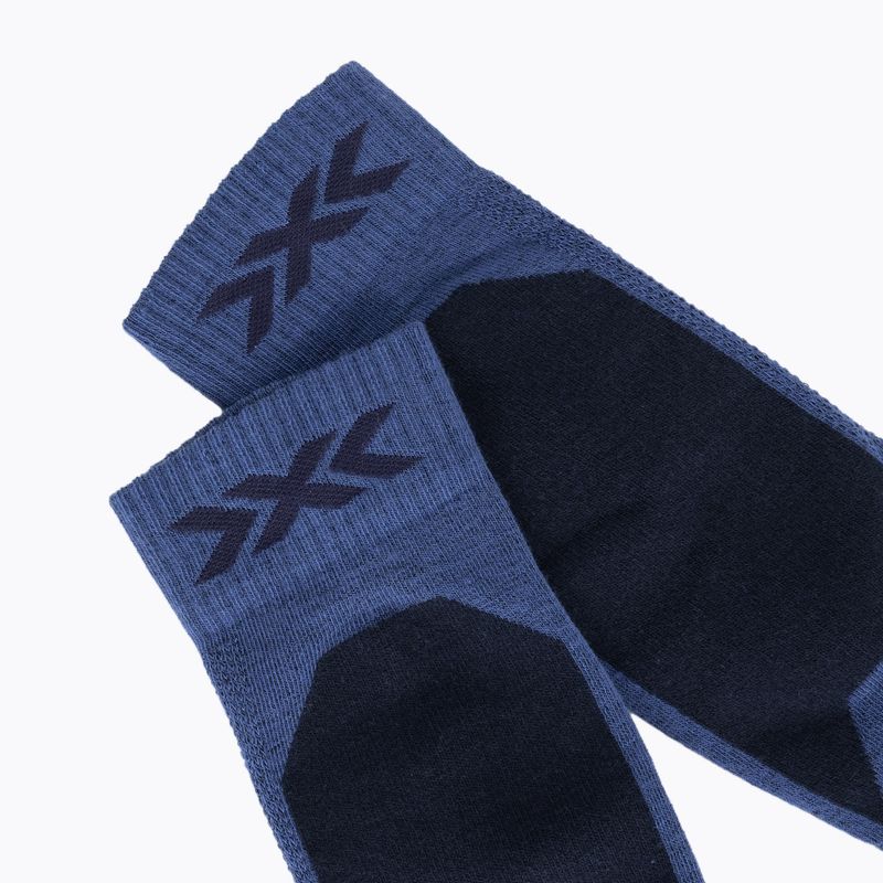 X-Socks Ski Discover Otc calze da sci blu blossom/marine 3