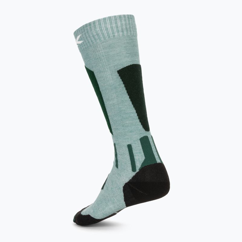 Calze da sci donna X-Socks Ski Discover Otc verde salvia/prato inglese 2