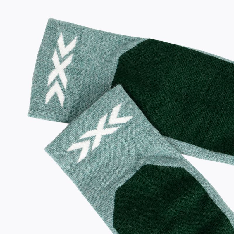 Calze da sci donna X-Socks Ski Discover Otc verde salvia/prato inglese 4