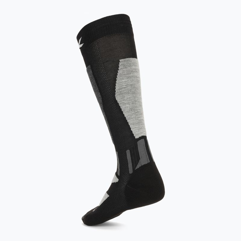 Calze da snowboard X-Socks Snowboard Discover Otc x nero/grigio chiaro 2