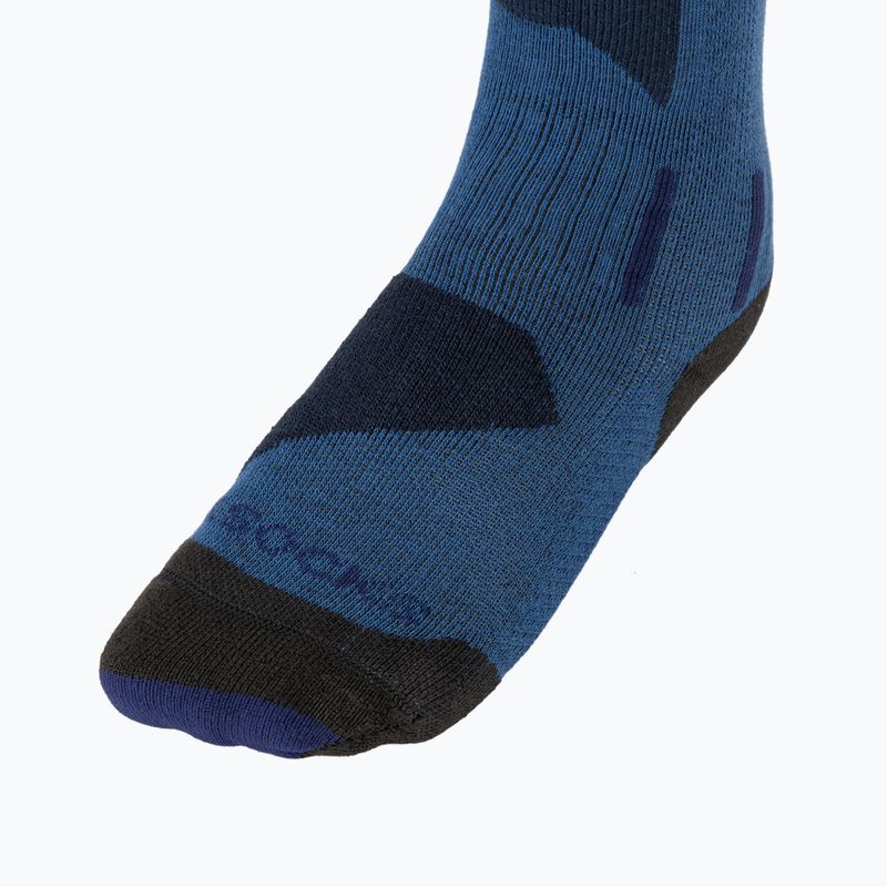 Calzini da sci per bambini X-Socks Ski Discover Otc blu blossom/marino 3