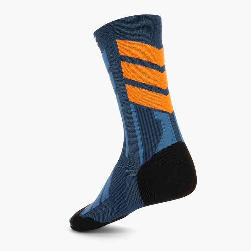X-Socks X-Country Perform Crew calze da sci marine/arancioni 2