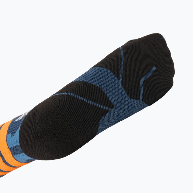 X-Socks X-Country Perform Crew calze da sci marine/arancioni 4