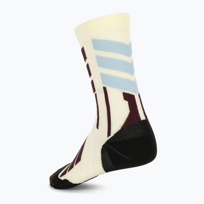 Calze da sci da donna X-Socks X-Country Perform Crew sabbia chiara/acqua fredda 2