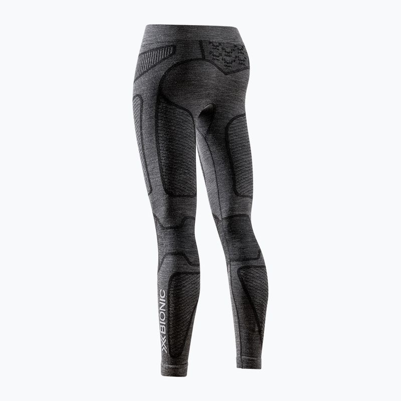 Pantaloni termoattivi da donna X-Bionic Symbio Merino grigio rhino 2