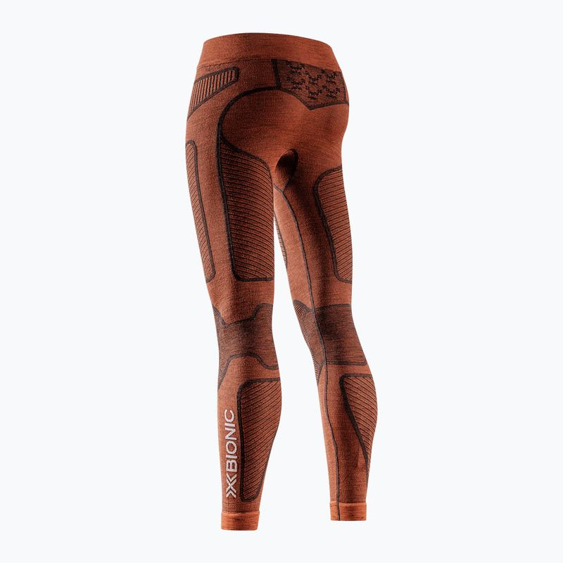 Pantaloni termoattivi da donna X-Bionic Symbio Merino clay 2