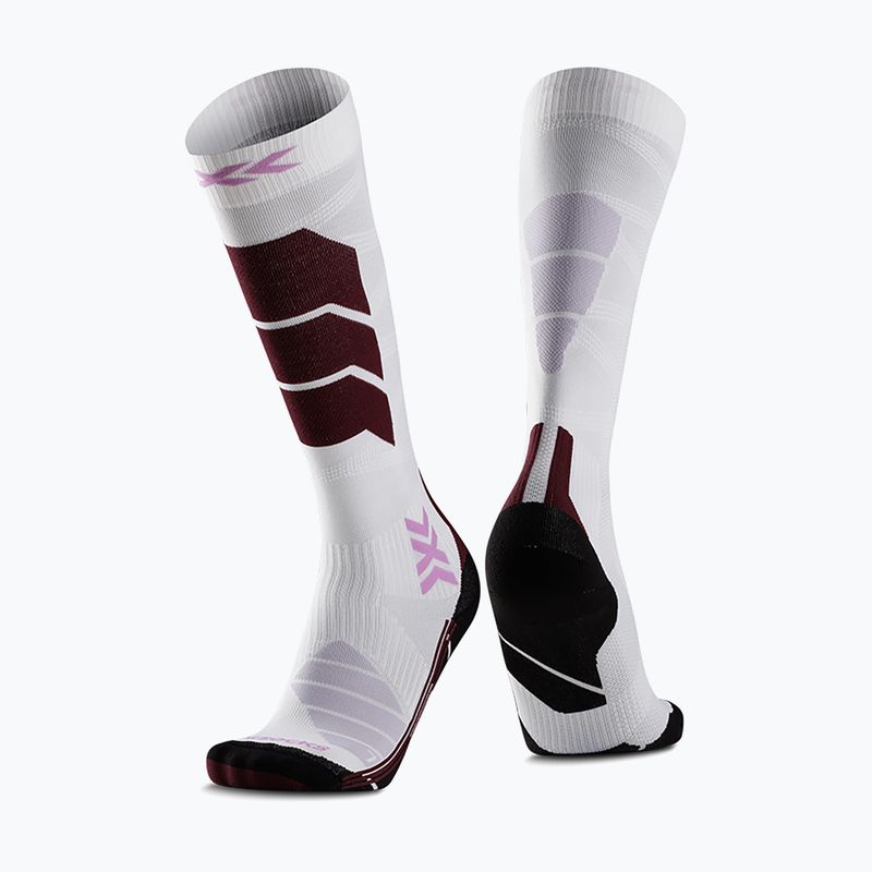 Calze da sci da donna X-Socks Ski Expert Otc x bianco/lavanda