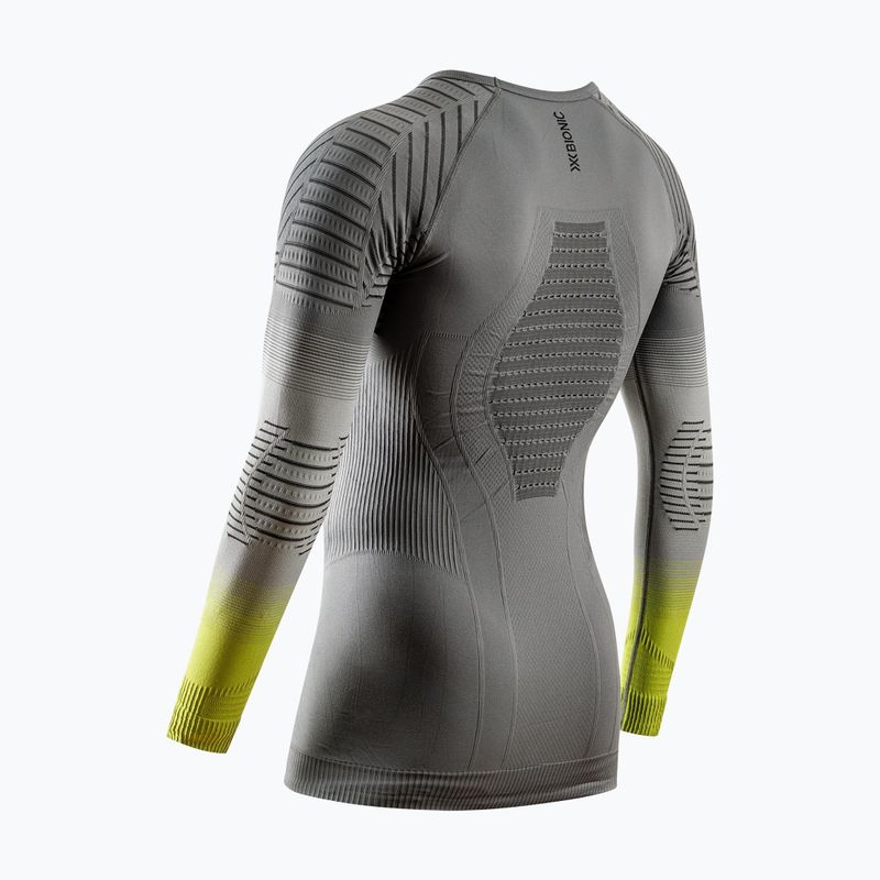 Maglia termica a maniche lunghe da uomo X-Bionic Invent Fx Shirt rhino grey/light grey/canary 2