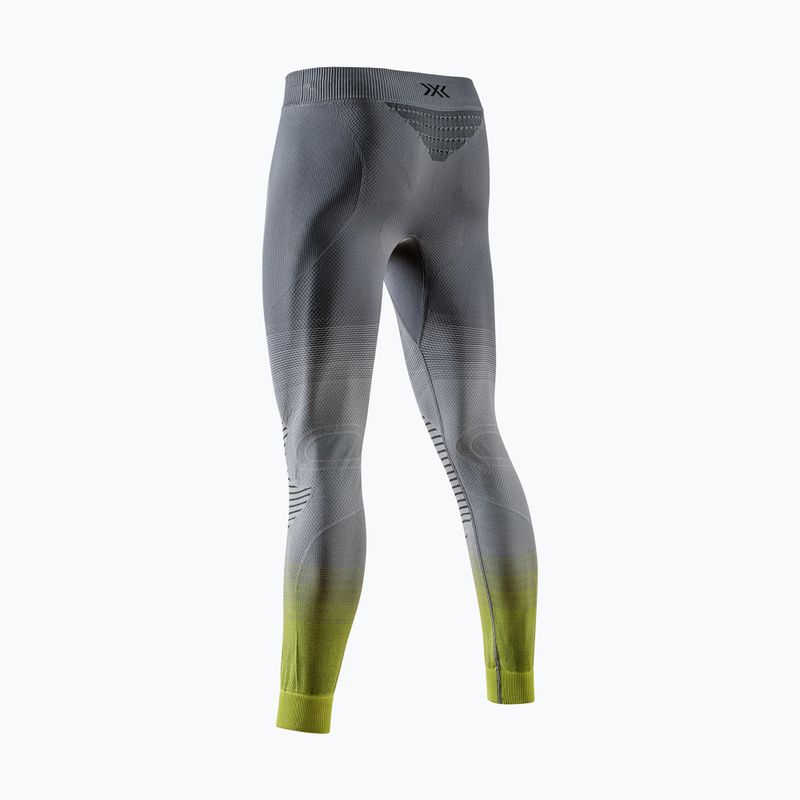 Pantaloni termici da uomo X-Bionic Invent Fx rhino grey/light grey/canary 2
