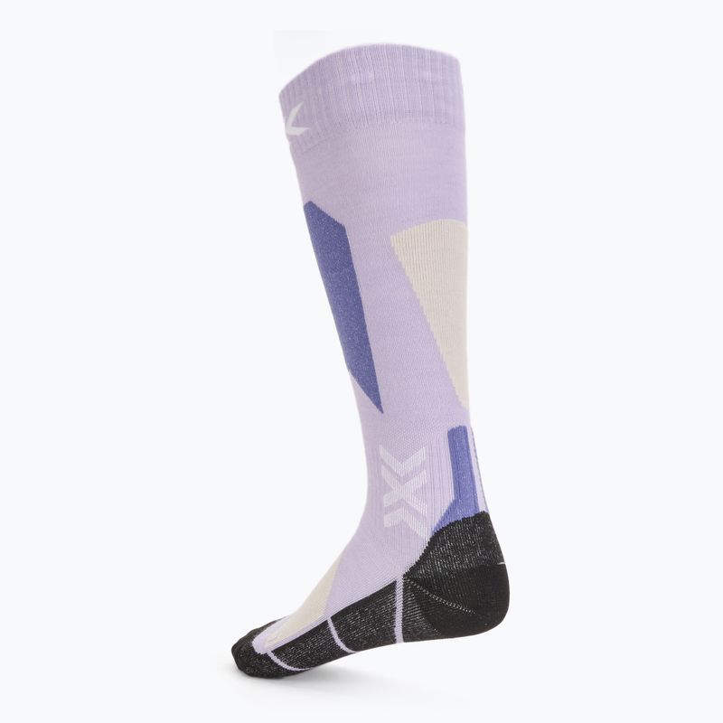 X-Socks Ski Discover Merino Otc calzini lavanda tenue/sabbia chiara 2