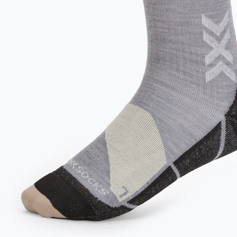 X-Socks Ski Discover Merino Otc calzini grigio foca/sabbia chiaro 3