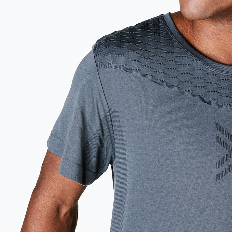 Maglietta da corsa X-Bionic X-Ential rhino grigio da uomo 3