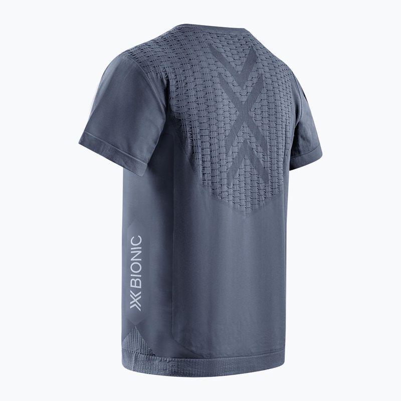 Maglietta da corsa X-Bionic X-Ential rhino grigio da uomo 5