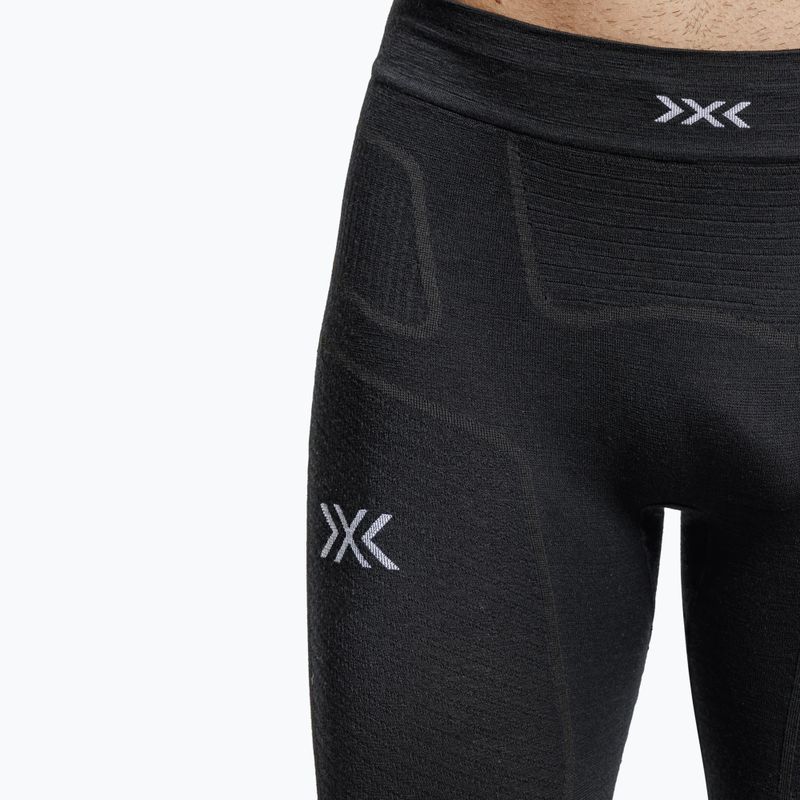Pantaloni termici da uomo X-Bionic Symbio Merino 3/4 black 3