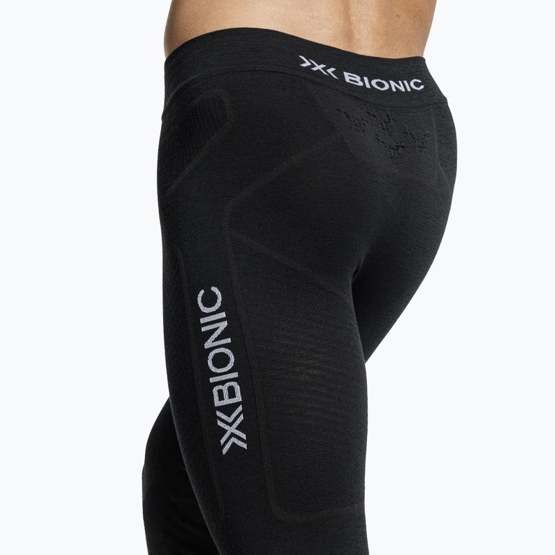 Pantaloni termici da uomo X-Bionic Symbio Merino 3/4 black 4